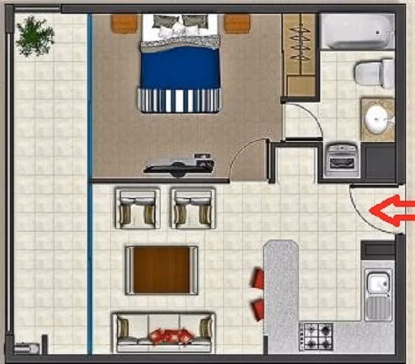 $290Mil mtro Ecuador Depto 1D 1B Amplia Terraza instalacion Lavadora Piso 5