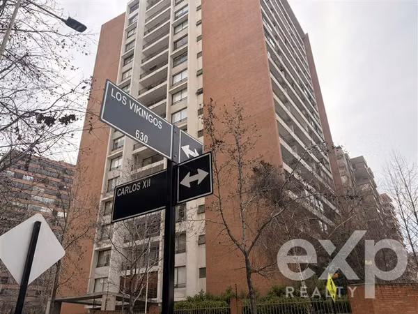 Depto 1D 1B 1Est 1Bod Metro Manquehue moderno edificio