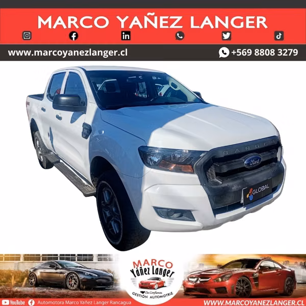 FORD RANGER XL M 4X4 2.2 / AÑO  KILOMETROS / EXCELENTE ESTADO