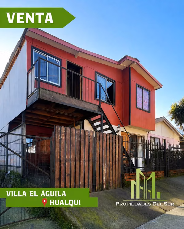  CASA EN VENTA | VILLA EL ÁGUILA - HUALQUI