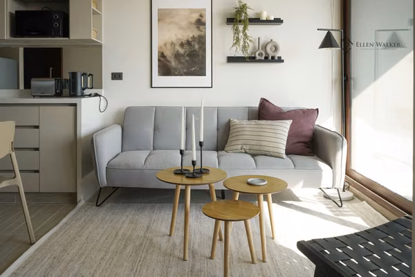 Departamento Parque Mackenna | 1D + 1B | Diseño de autor por Miró Studio