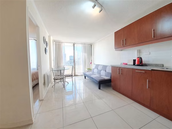 Departamento en arriendo de 1dormitorio y 1baño en Santiago
