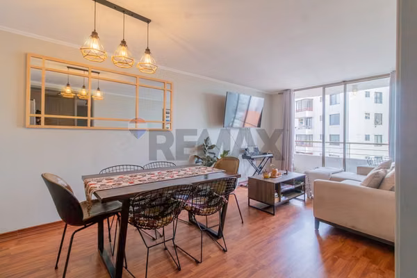 Moderno departamento - a pasos plaza ñuñoa