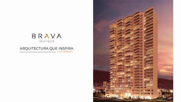Cesión Depto 1D+1B Piso 29 | Edificio Brava Iquique