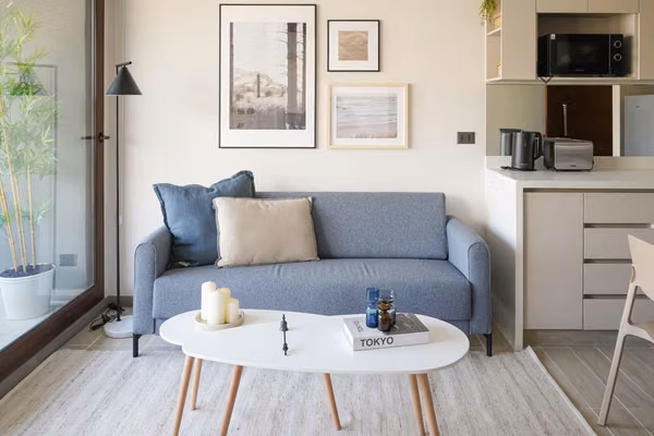 Departamento Parque Mackenna | 1D + 1B | Diseño de autor por Miró Studio