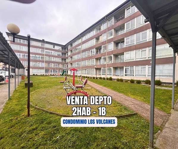 Condominio Los Volcanes 2 habitaciones 1 baño (180526)
