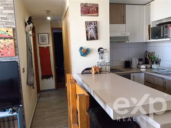 Departamento en venta de 2 dorm. 1 baño en Santiago