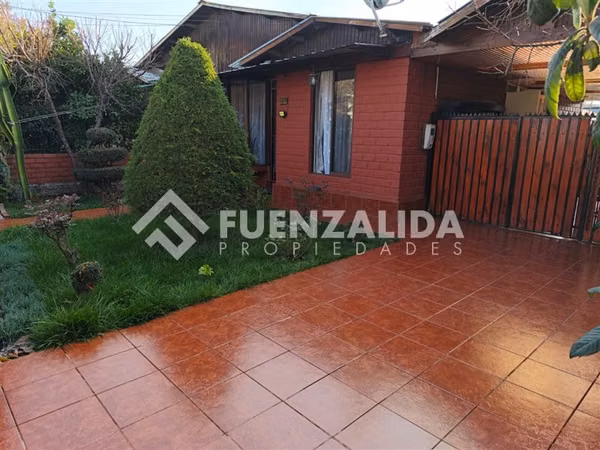 Venta de casa en Conchali, 2 dorm, 1 baño , 210m2/55m2.