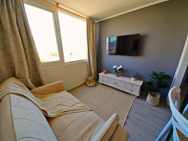 ARRIENDO AMOBLADO DEPTO 1 DORMITORIO 1 BAÑO