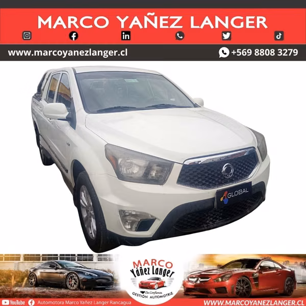 SSANGYONG NEW ACTYON SPORT 2.0 / AÑO  KILOMETROS / EXCELENTE ESTADO