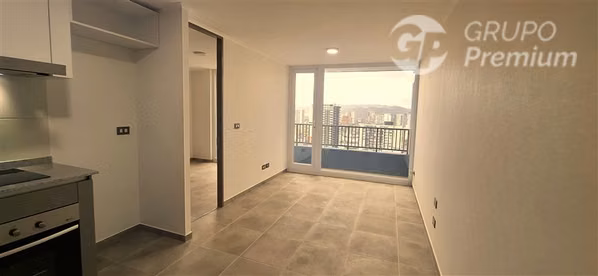 Arriendo dpto. nuevo céntrico 1 dorm. 1 baño 35 m2 piso 20