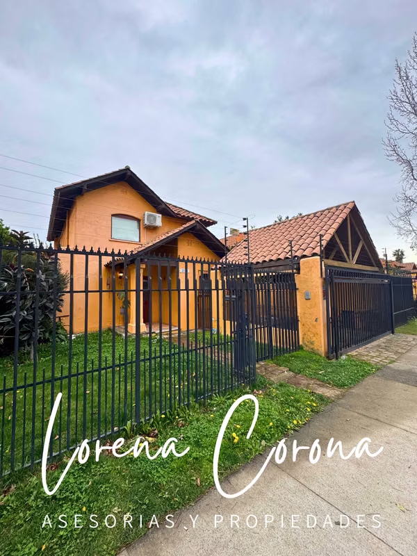 SE ARRIENDA LUMINOSA CASA PEÑALOLÉN!4D+3B+2E+b (180855)