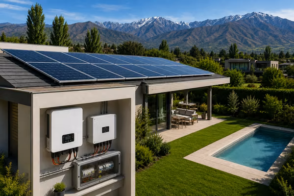 Instalación de Paneles Solares Fotovoltaicos en Santiago