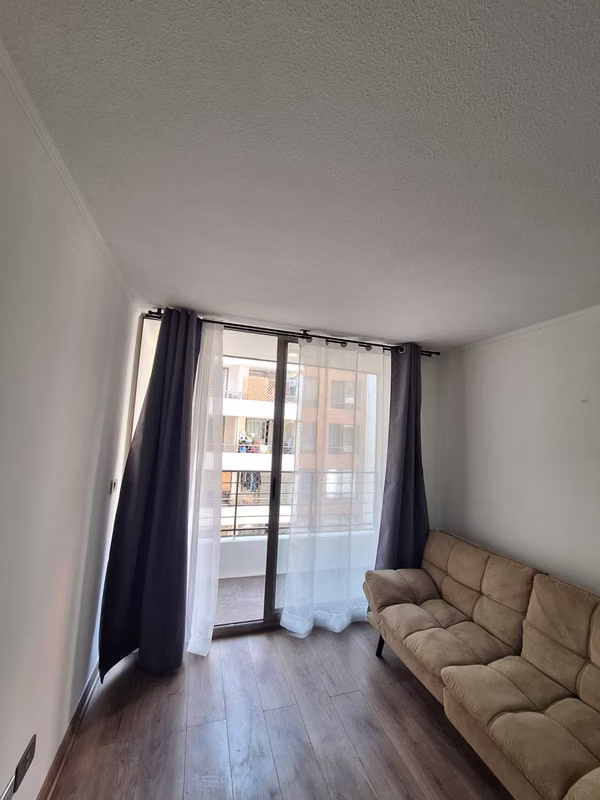 Depto Amoblado 1 Dormitorio Republica Stgo (180939)