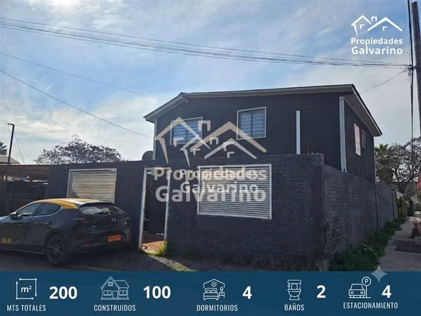 Casa en Isla de Maipo, 4H 2B y 4 estacionamientos