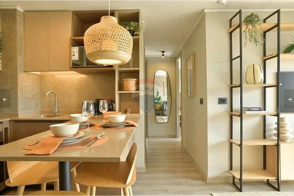 Depto arriendo 2d+2b, metro vicente valdes