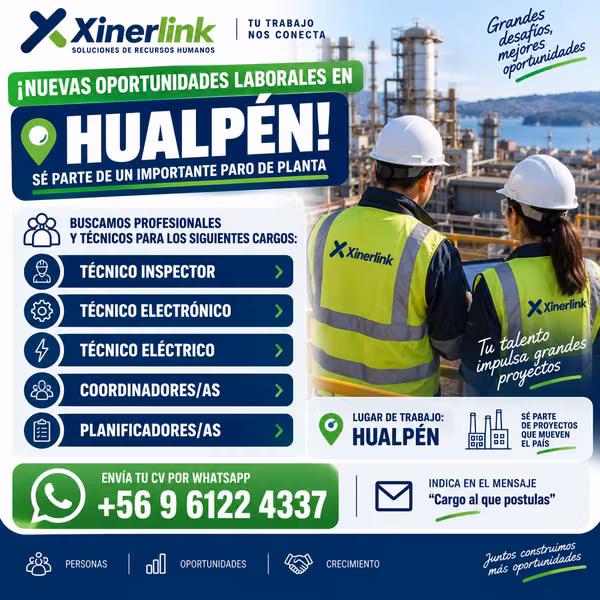 Cargos mineros/parada de planta/Hualpen