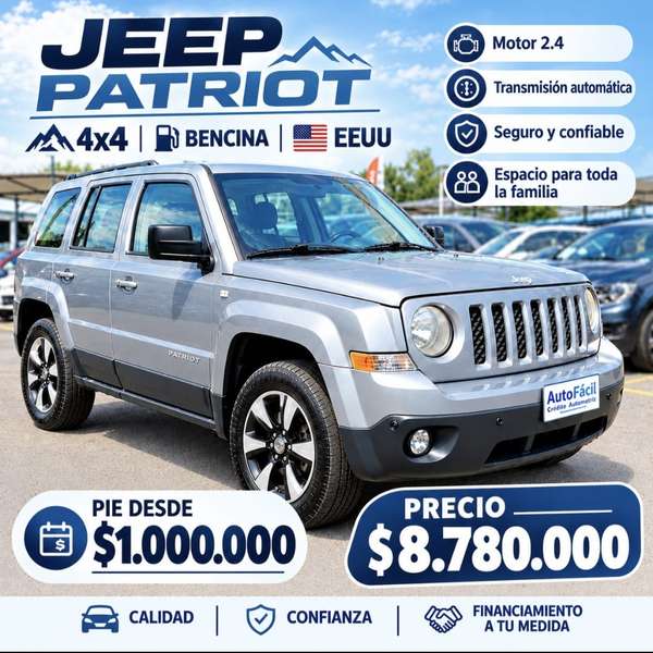 JEEP PATRIOT 2017 4X4  FULL EQUIPO 2.4 AUTOMATICO