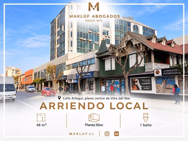 Local en arriendo, primer piso, Galería Arcadia, Viña del Mar