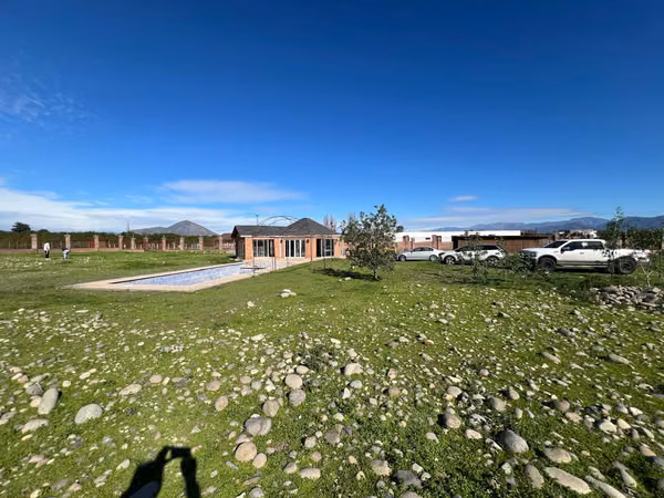 PARCELA 5.445 M² CON QUINCHO DE 85 M² Y PISCINA | TALAGANTE