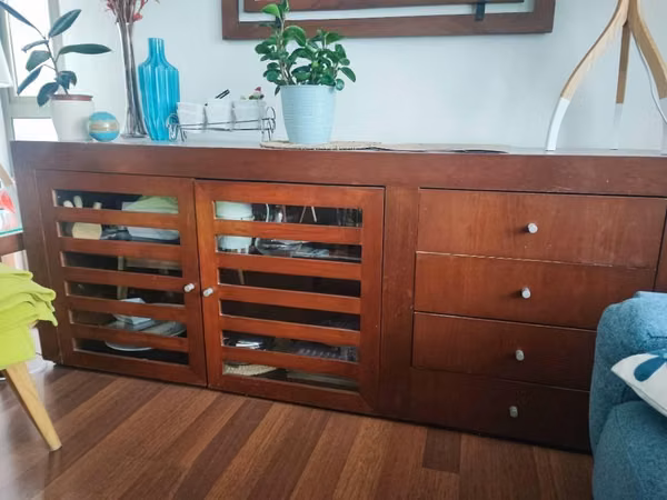 Buffet madera tres cuerpos