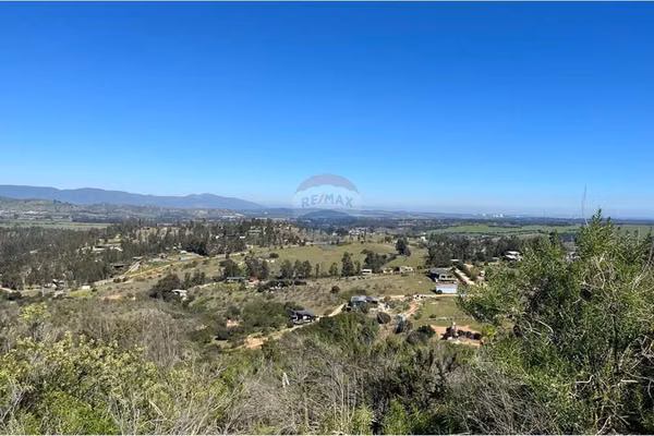 Terreno en sector el rungue - ¡vista única! -
