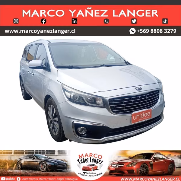 KIA CARNIVAL 2.2 AUT / AÑO  KILOMETROS / EXCELENTE ESTADO