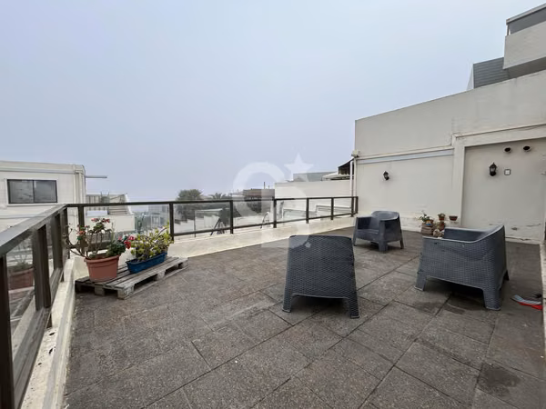 Dpto en Reñaca amplia Terraza con Vista al Mar