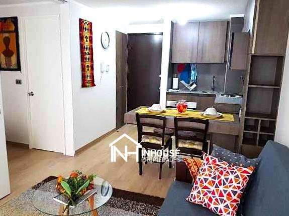 Departamento en venta de 1 dorm. en Santiago