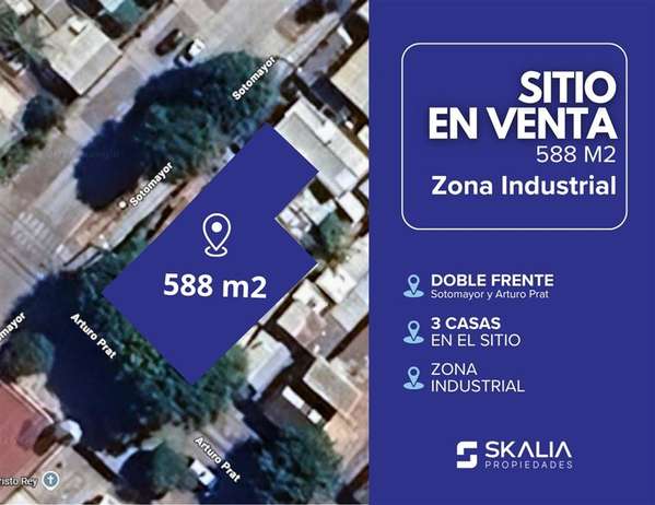 TERRENO EN VENTA 588 m2 SECTOR LORENZO ARENAS, CONCEPCIÓN