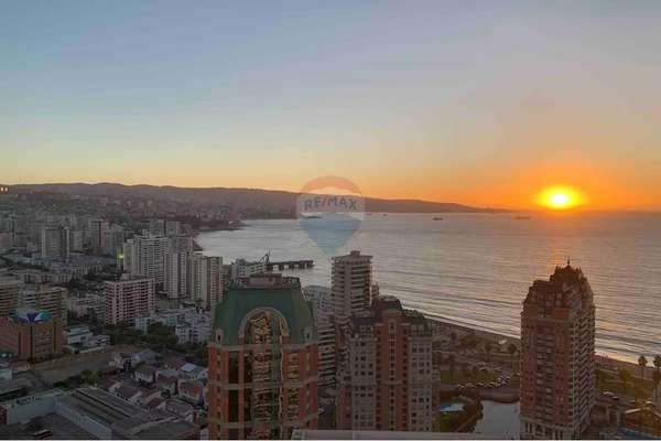 Vista panorámica de viña del mar 3d/3b/2 piscinas