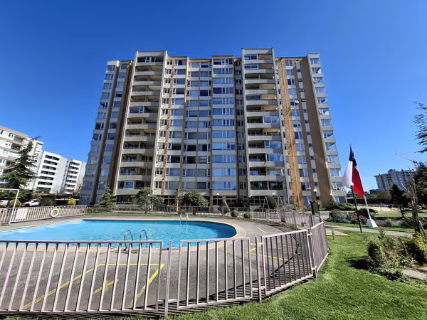 Arriendo Cómodo y Amplio Departamento Condominio Los Conquistadores Temuco