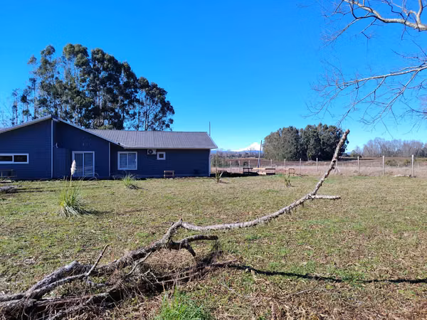 Parcela Premium con vista al Volcán Llaima con terraza panorámica