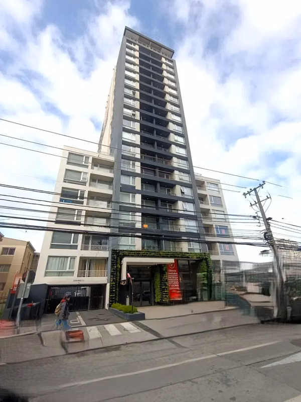 Departamento 1D1B,amplia terraza Edificio Vive Ainavillo, Concepción