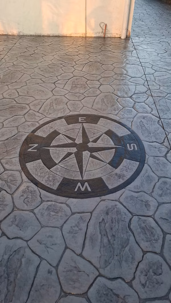Hormigón estampados