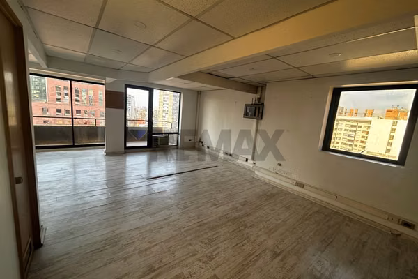 Oficina venta 43 m2 planta libre, p. valdivia
