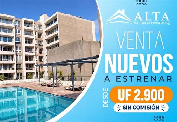 VENTA NUEVOS 1,2 y 3 dorm. Metro Vicente Valdés La Florida