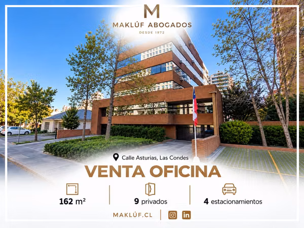 Amplia oficina en venta 9 privados, Asturias, Las Condes