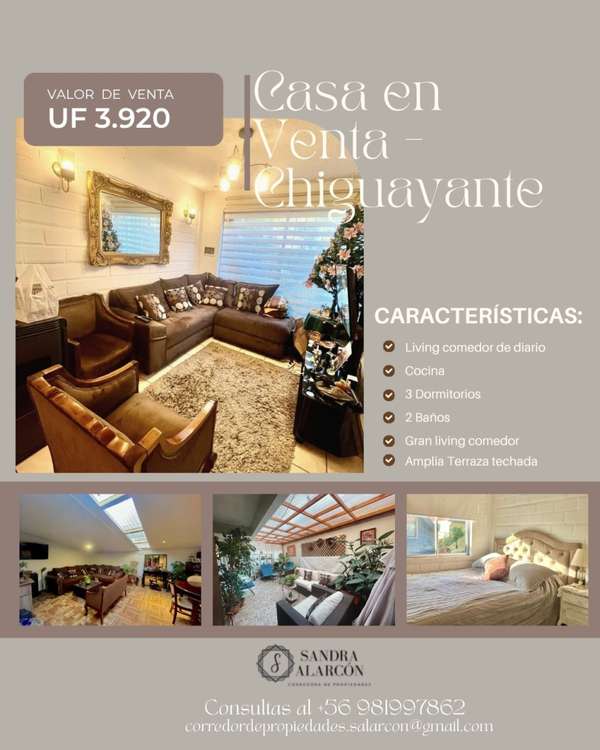 ¡ACOGEDORA CASA EN CHIGUAYANTE, CONDOMINIO ALCANTA