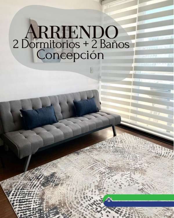 Departamento amoblado 2D + 2B + Estacionamiento