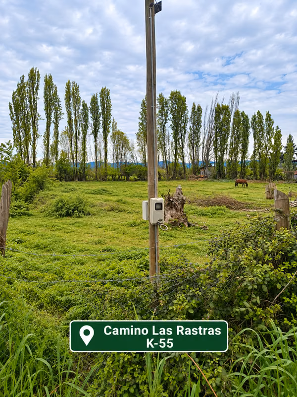 Venta de Terreno 2.600 m² – Camino Las Rastras, Ruta K-55, a 25 Km de Talca