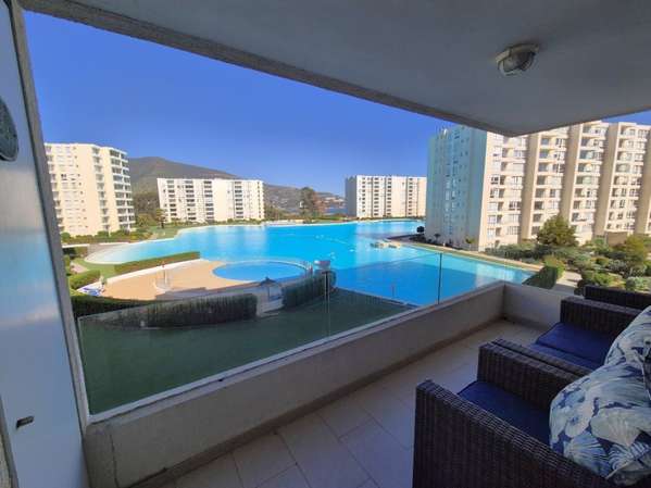 Departamento 3D2B con vista a la laguna y mar