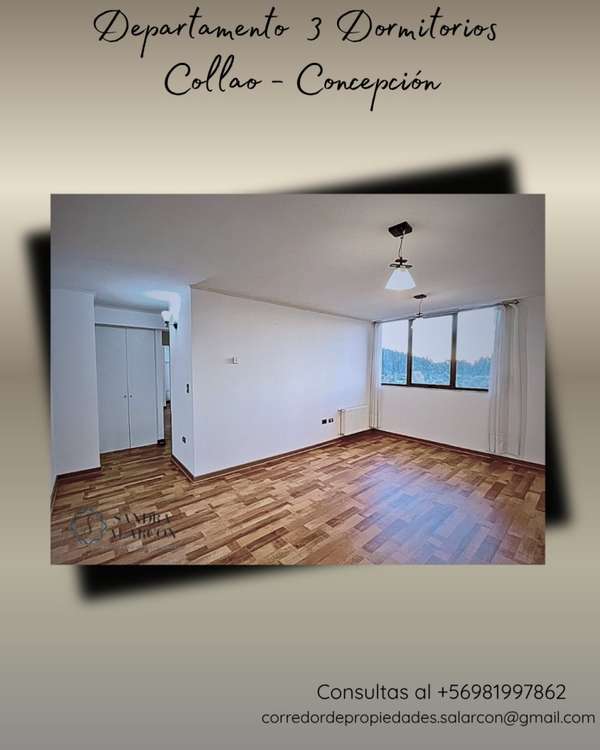 OPORTUNIDAD DE VENTA : DEPTO 3D/2B/1E EN CONCEPCIÓ
