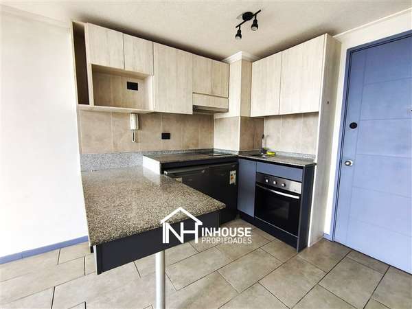 Departamento en arriendo de 1 dorm. en La Cisterna