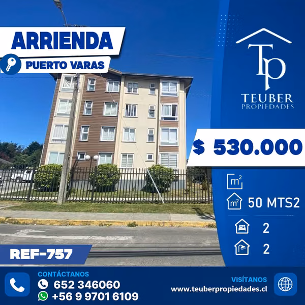 Se Arrienda departamento en Ed. Brintrup