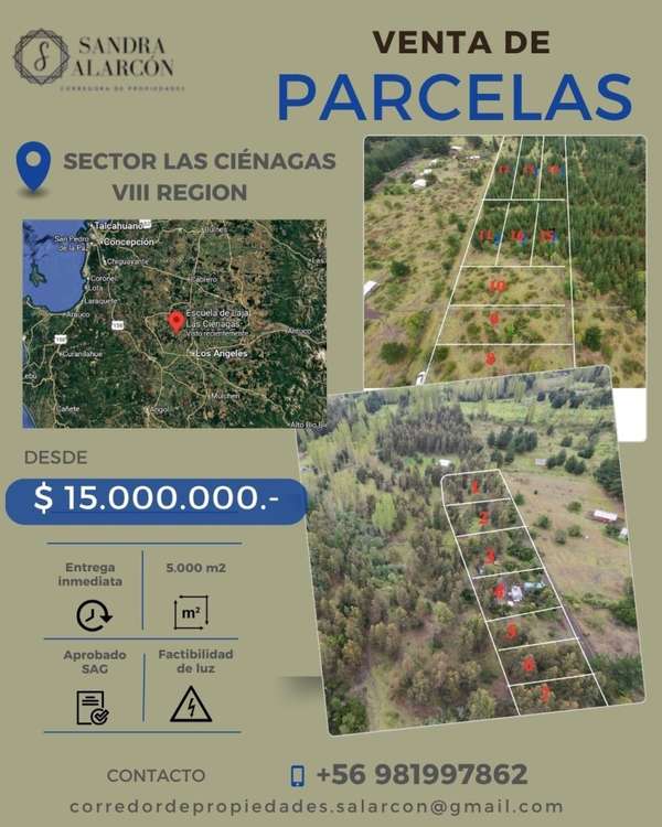 ¡GRAN OPORTUNIDAD! PARCELA DE 5000 M² EN SECTOR CI