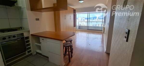 Arriendo dpto. Home Studio 27 m2 totales piso 16