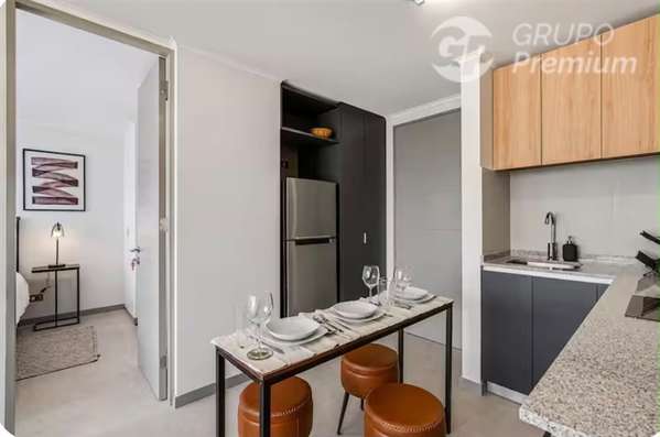 Departamento amoblado full en arriendo de 1 dorm. en Ñuñoa