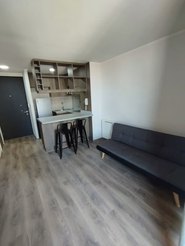 Arriendo Depto AMOBLADO, 2D+1B+Terraza, conexión a lavadora, Estación Central