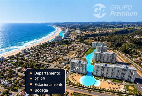 Departamento en venta de 2 Dormitorios en Algarrobo